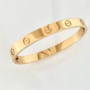 Screw Gold Bracelet Classic Model
